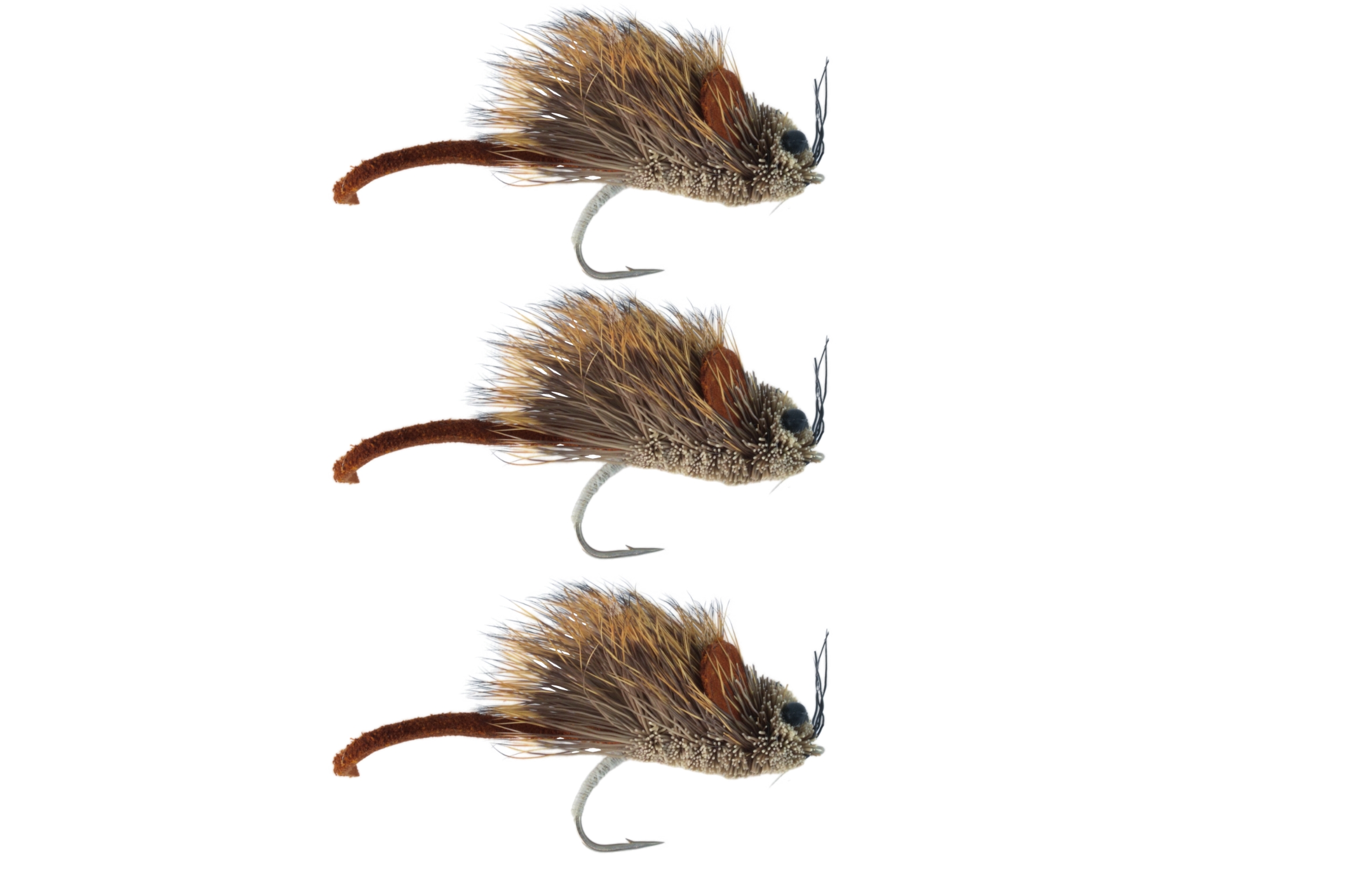 Mini Mouse (Weedless) 6 Pack Fly Fishing Flies For Less DiscountFlies